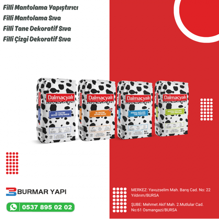 Filli Mantolama Fiyatları Bursa