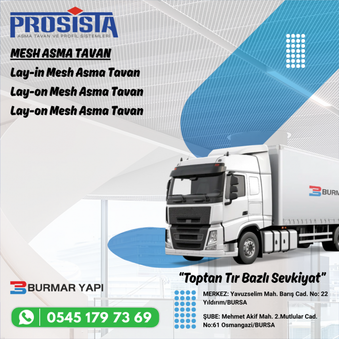 Kocaeli Metal Asma Tavan Fiyatları